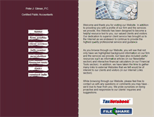 Tablet Screenshot of peterjgilmanpc.com